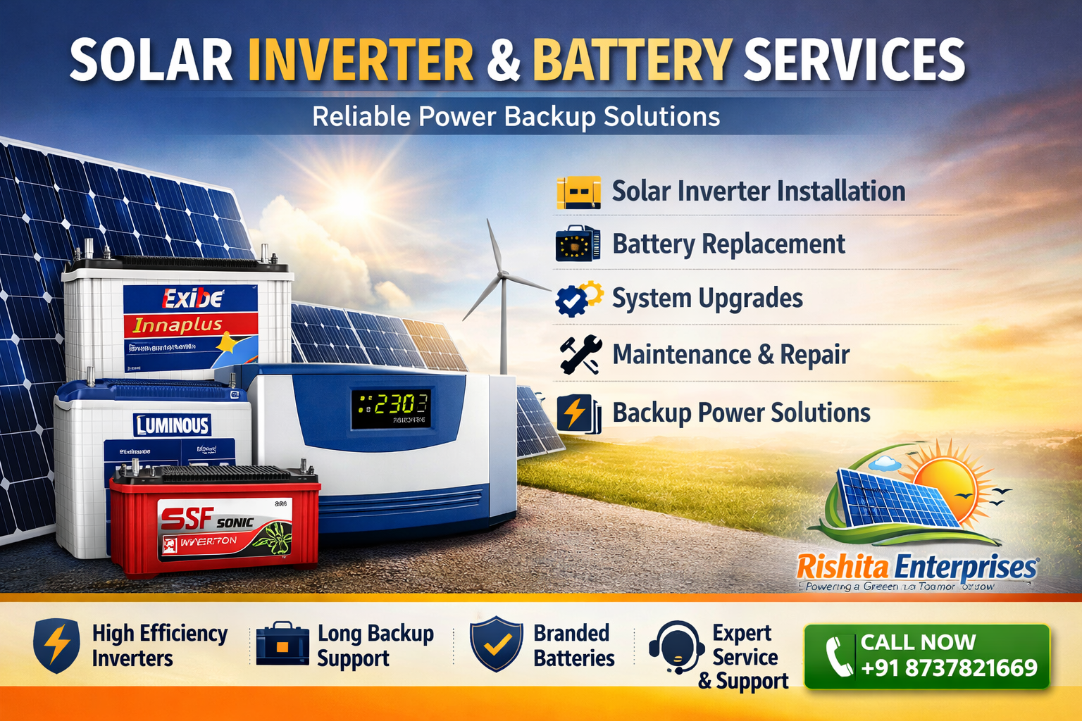 Rishita Inverter battery
