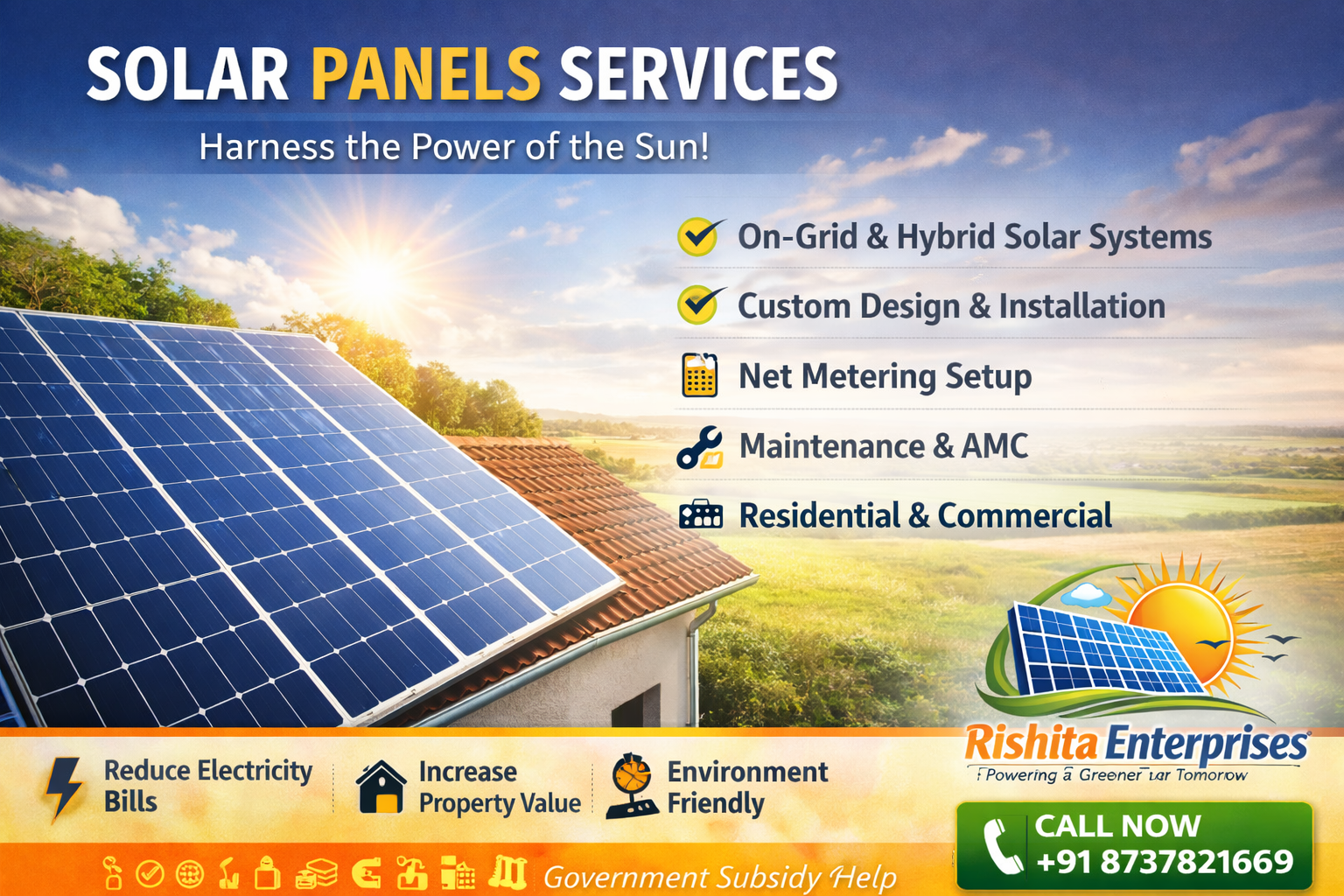 Rishita Solar pannel services